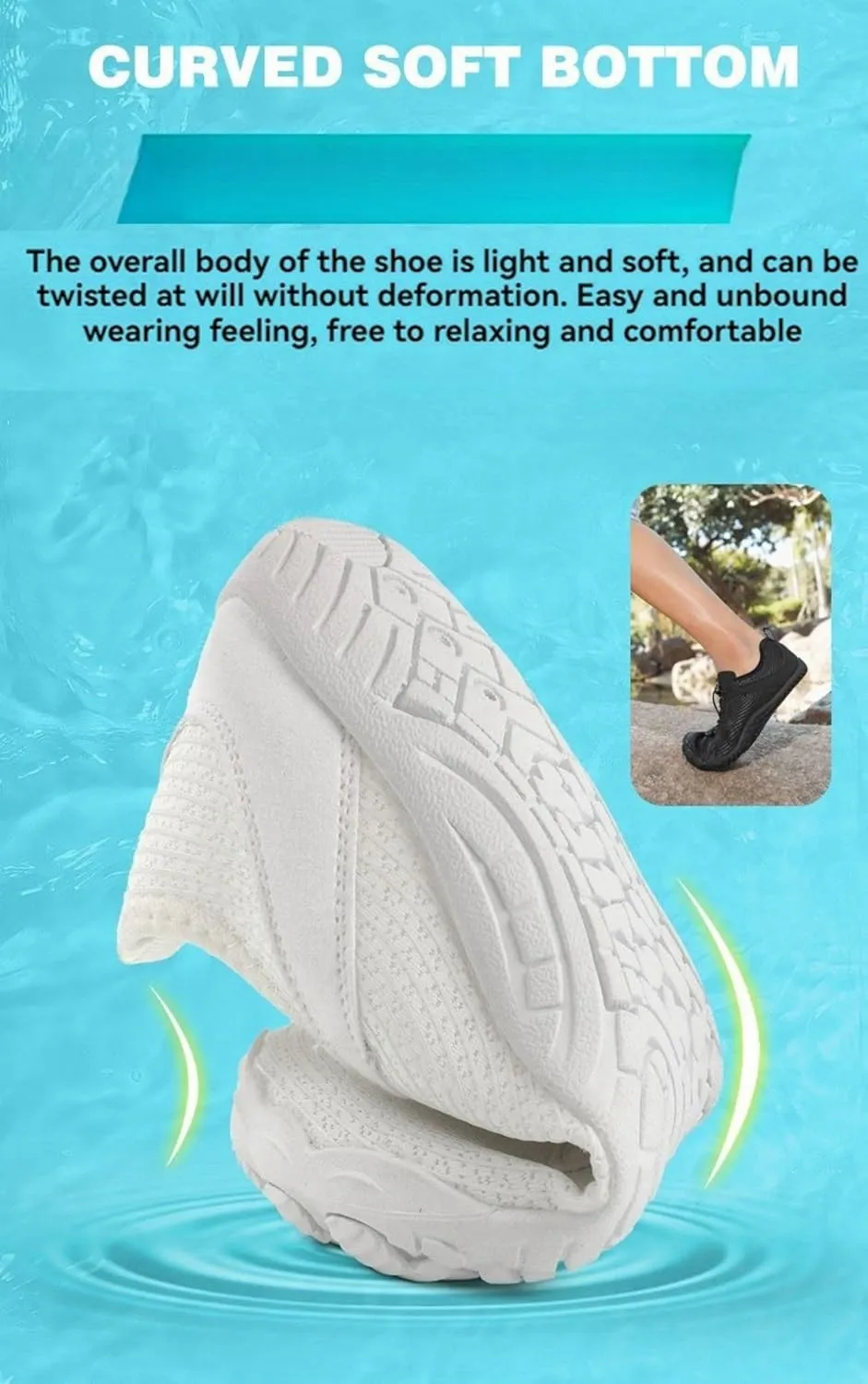 Water Shoes Men,Mens Water Shoes,Sports Shoes Women,Barefoot Shoes,Womens Aqua Swim Shoes,Beach Shoes,Quick Dry Water Shoes,Aqua Sports Outdoor Shoes