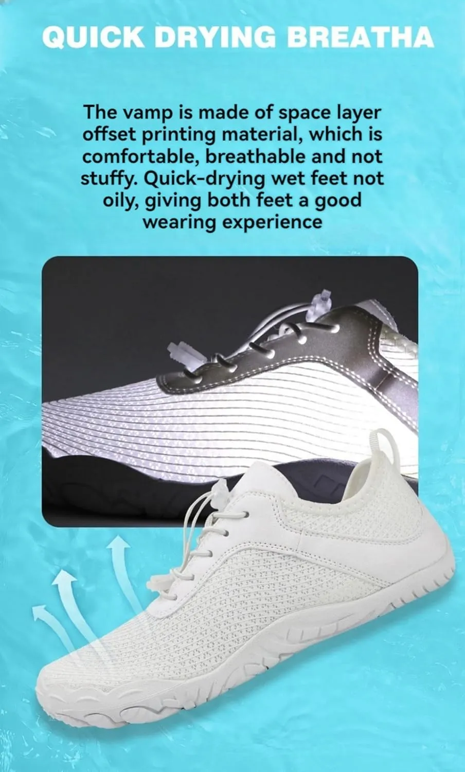Water Shoes Men,Mens Water Shoes,Sports Shoes Women,Barefoot Shoes,Womens Aqua Swim Shoes,Beach Shoes,Quick Dry Water Shoes,Aqua Sports Outdoor Shoes