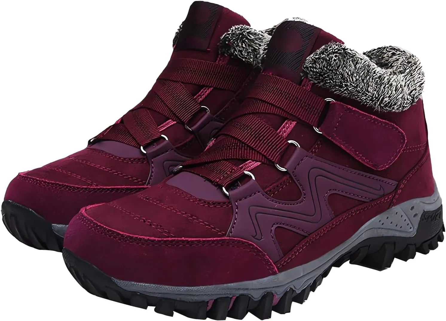 Waterproof Snow Boots for Women Cute Winter Walking Boots for Women Waterproof Winter Ankle Shoes for Women Waterproof Snow Wide Width Winter Boots for Woman Botas De Nieve Para Mujer Talla 4