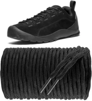 Wave Shape Boot Laces for KEEN Hiking Shoes, 4.5mm Non Slip Round Heavy Duty Durable Shoelaces Replacement Strings