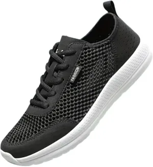 Wide Walking Shoes for Men Casual Lightweight Sneakers Comfortable Jogging Walking Fitness Sneaker Boots Mens Zip