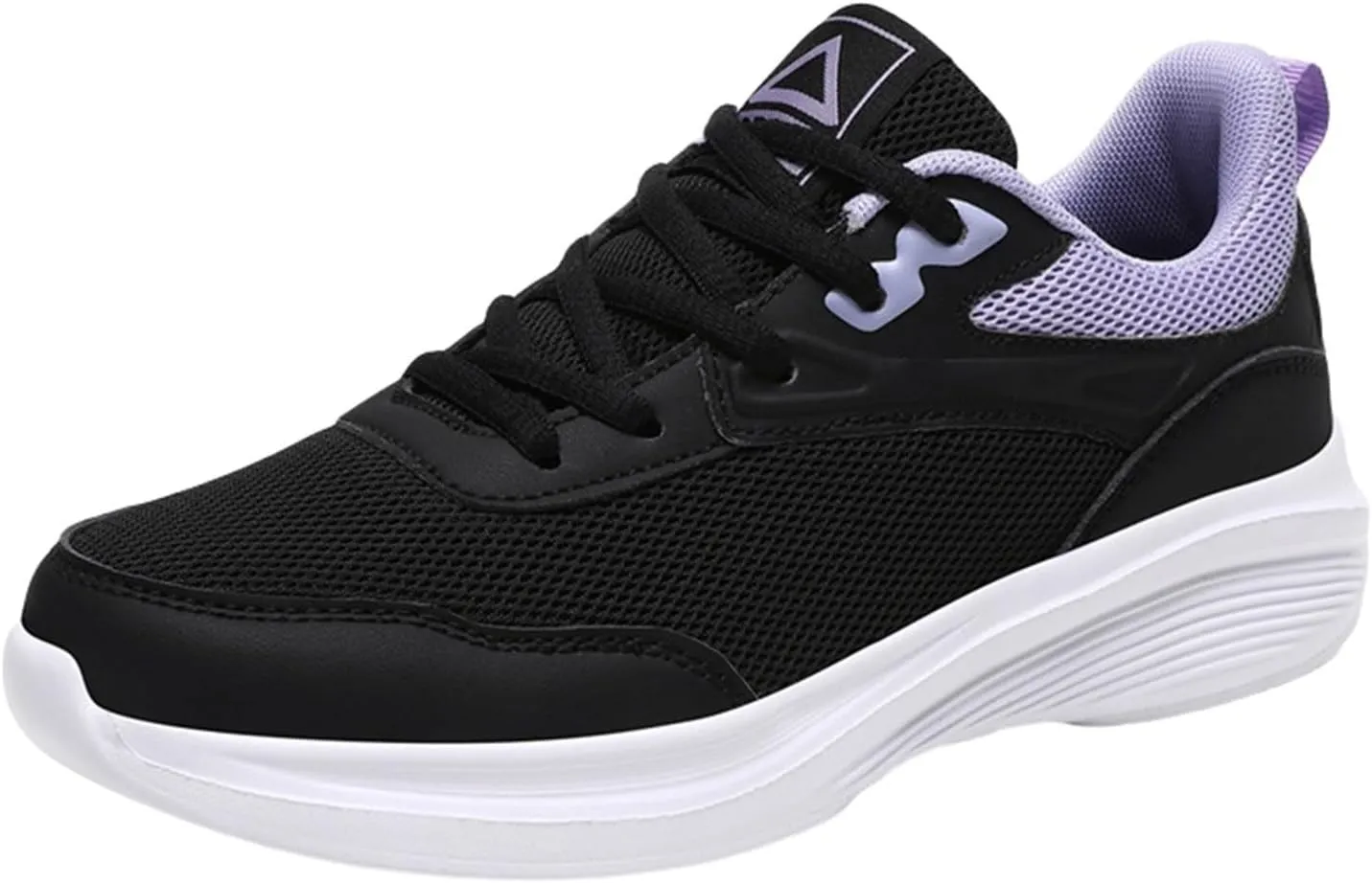 Wide Width Sneakers for Women Extra Wide Athletic Shoes with Arch Support for Workout Gym Cross Training Lace Up Cushion Sneaker