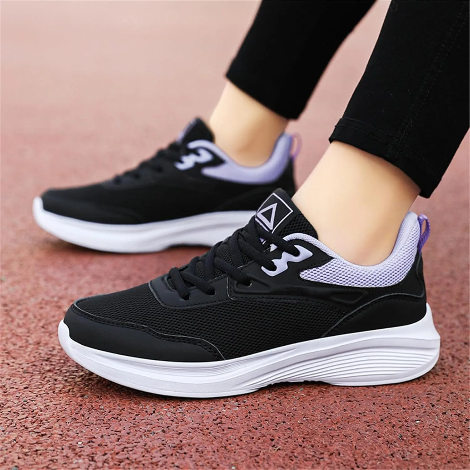 Wide Width Sneakers for Women Extra Wide Athletic Shoes with Arch Support for Workout Gym Cross Training Lace Up Cushion Sneaker