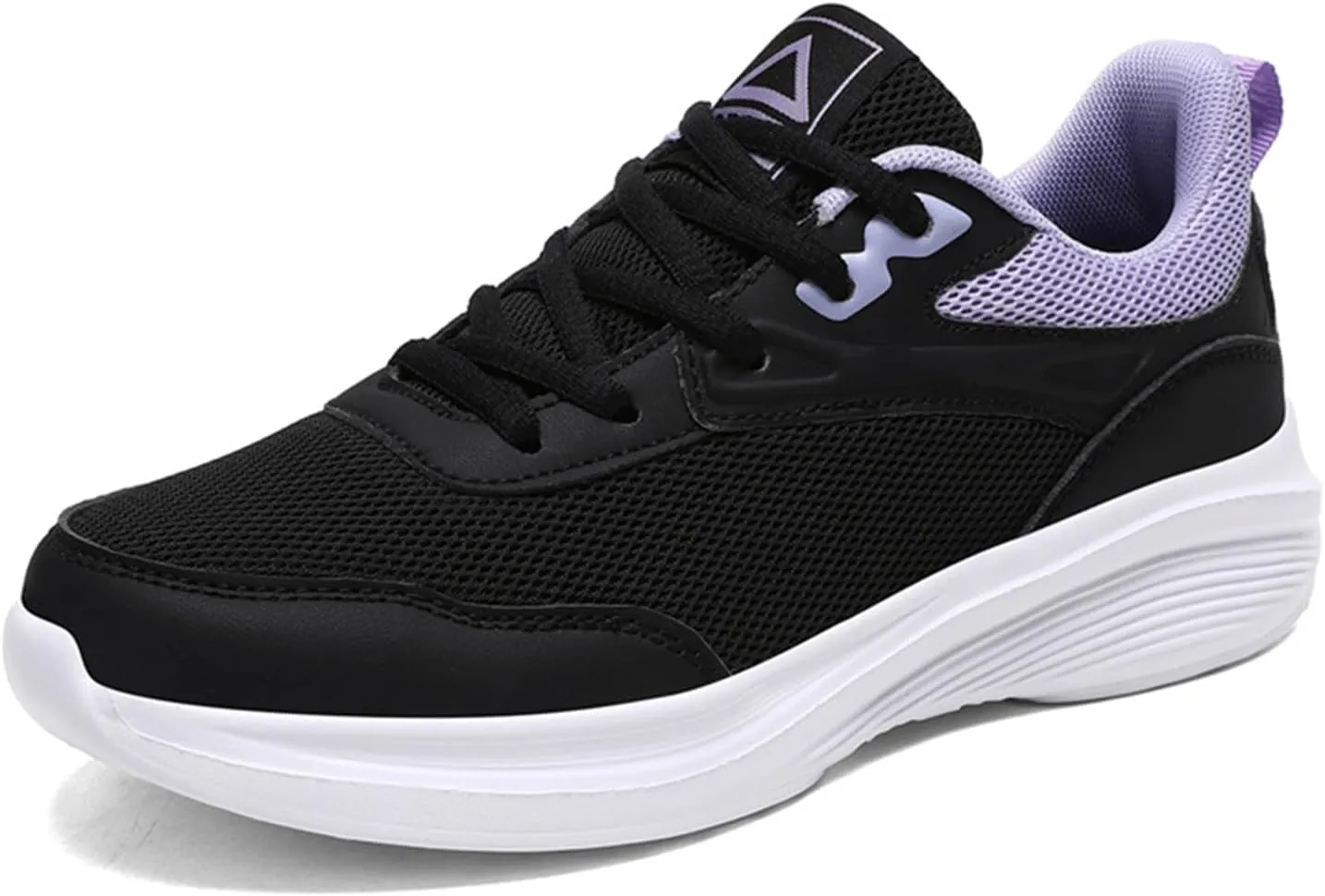 Wide Width Sneakers for Women Extra Wide Athletic Shoes with Arch Support for Workout Gym Cross Training Lace Up Cushion Sneaker