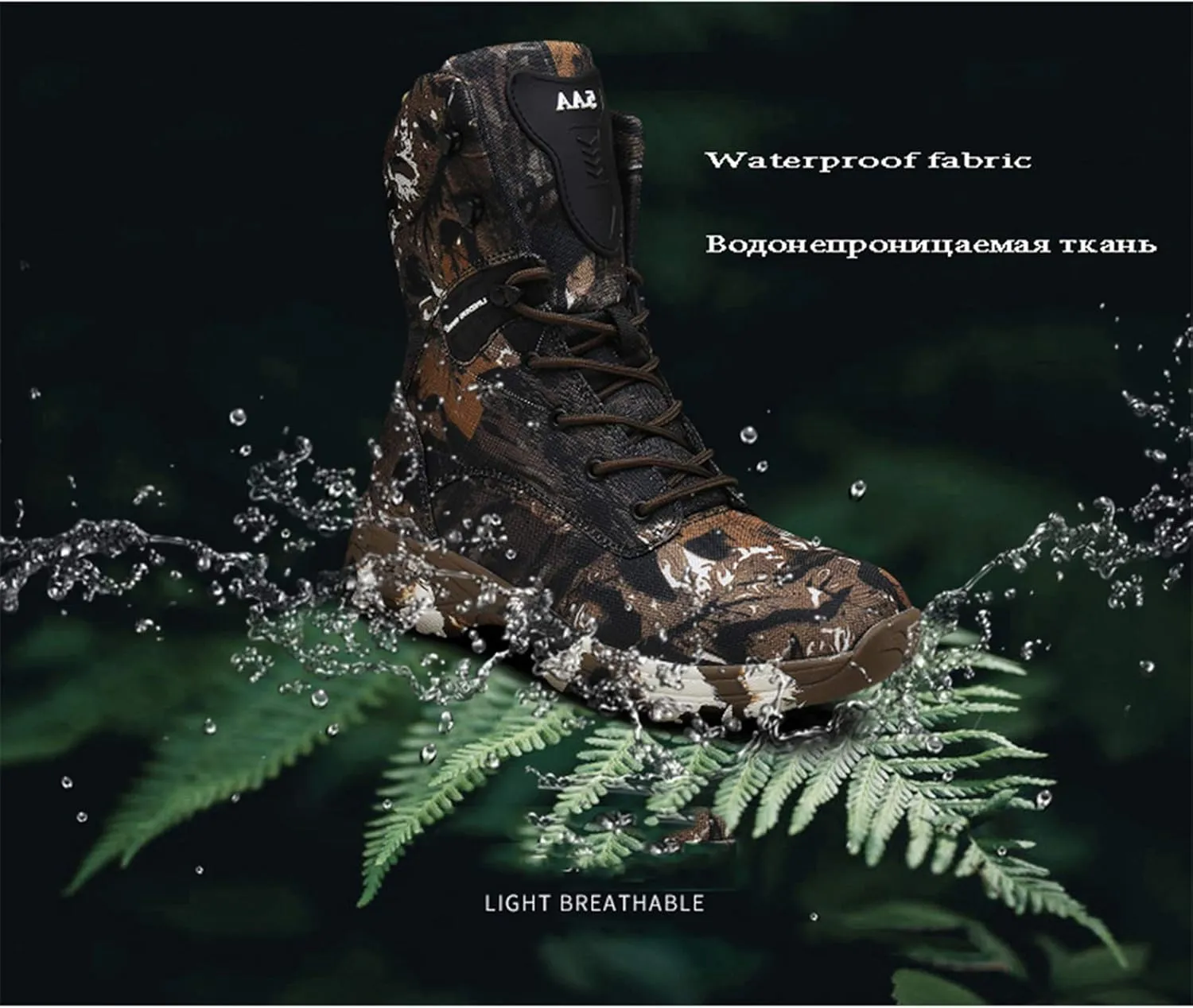 Winter Outdoor Tactical Sport Men's Shoes Oxford Waterproof Camouflage Army Boot Hiking Shoes
