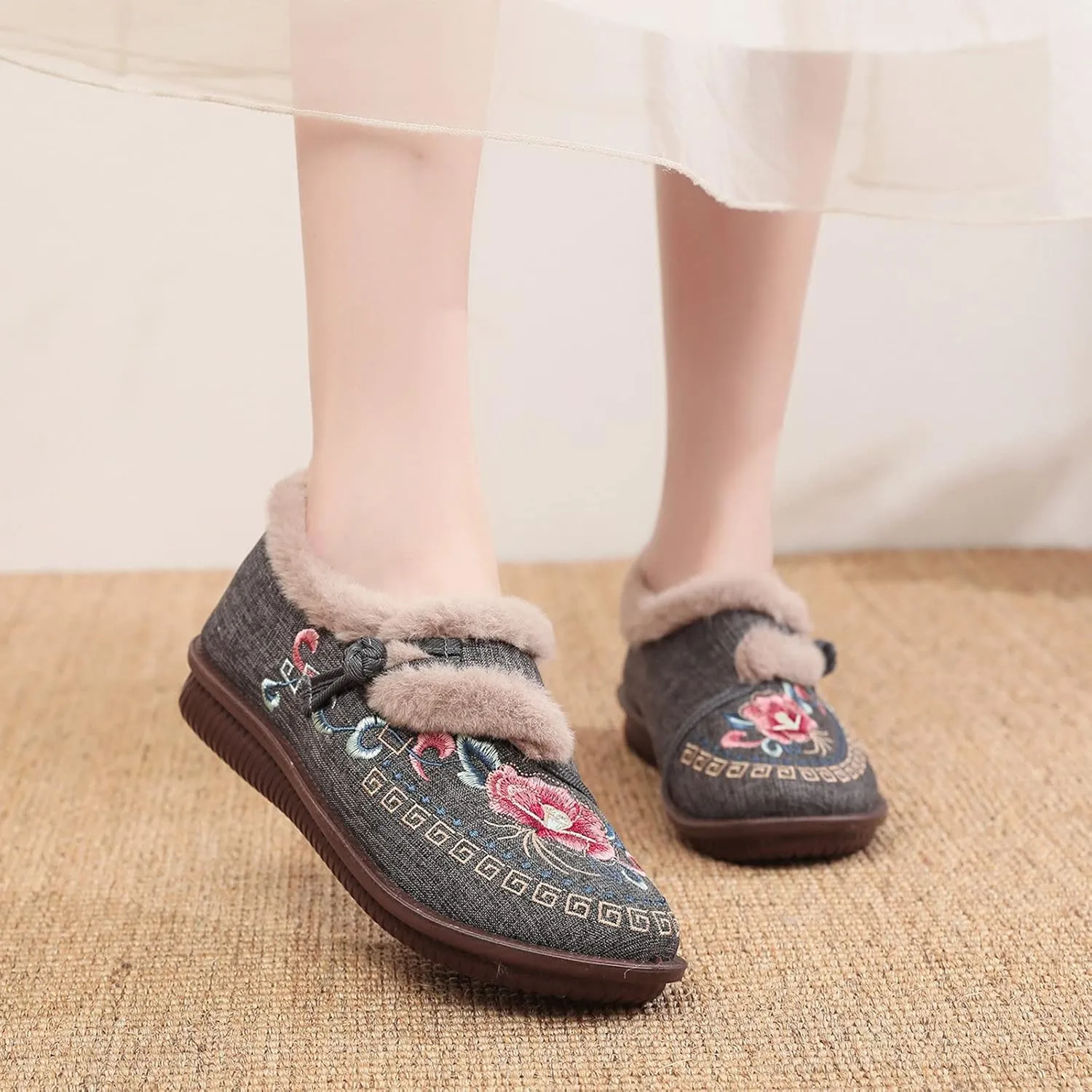 Winter Snow Boots for Women 2023 Women's Snow Boots Ankle Short Fur Boots Winter Boots Womens Size 11 Winter Dress Boots for Women Fashion Winter Boot for Women