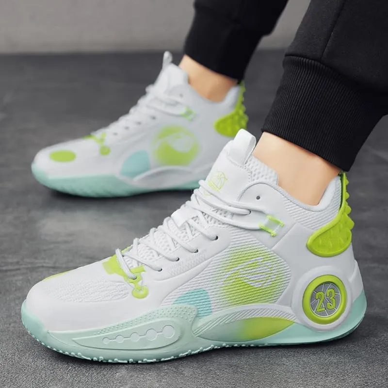 Women Men Basketball Shoes Neutral Breathable Non Slip Sneakers High Top Fashion Outdoor Casual Shoes Sneakers.