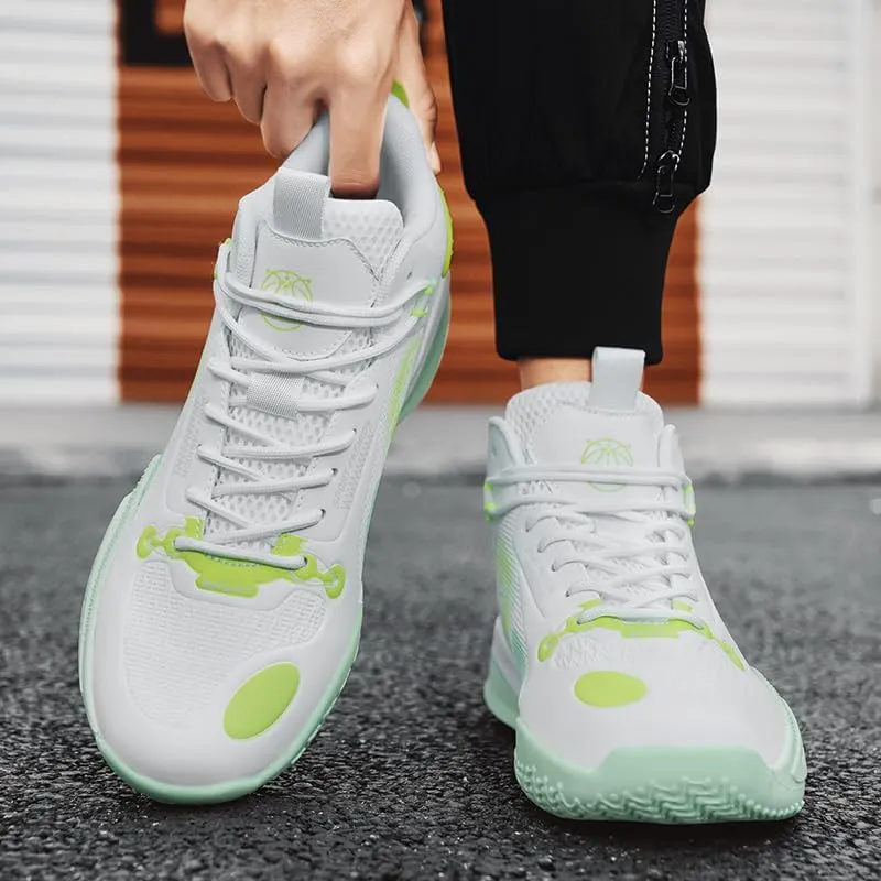 Women Men Basketball Shoes Neutral Breathable Non Slip Sneakers High Top Fashion Outdoor Casual Shoes Sneakers.