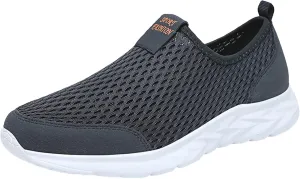 Womens Slip on Walking Shoes Non Slip Casual Running Sneakers Lightweight Flat Bottom Breathable Sports Shoes