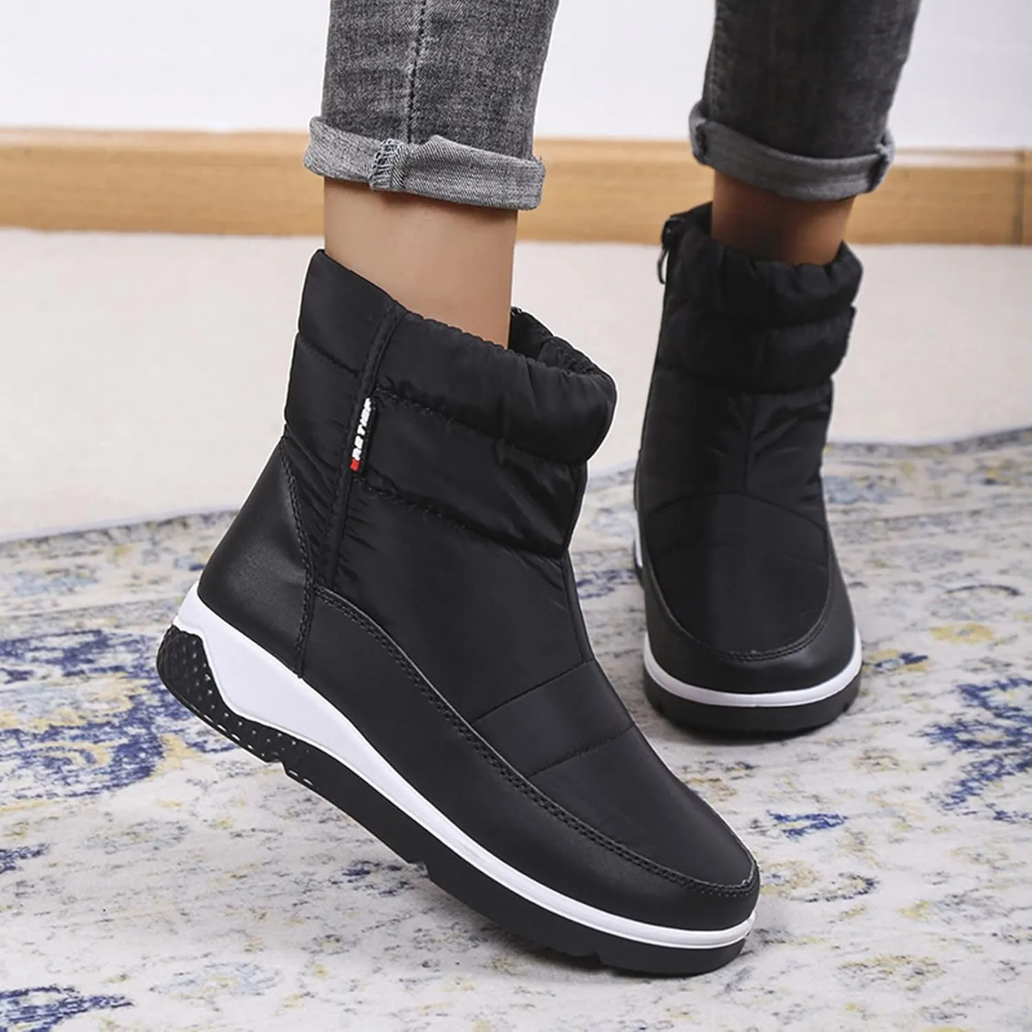 Womens Snow Boots Waterproof Insulated Fur Boots Insulated Insulated Boots Platform Trekking Trail Climbing Shoes Duck Boots