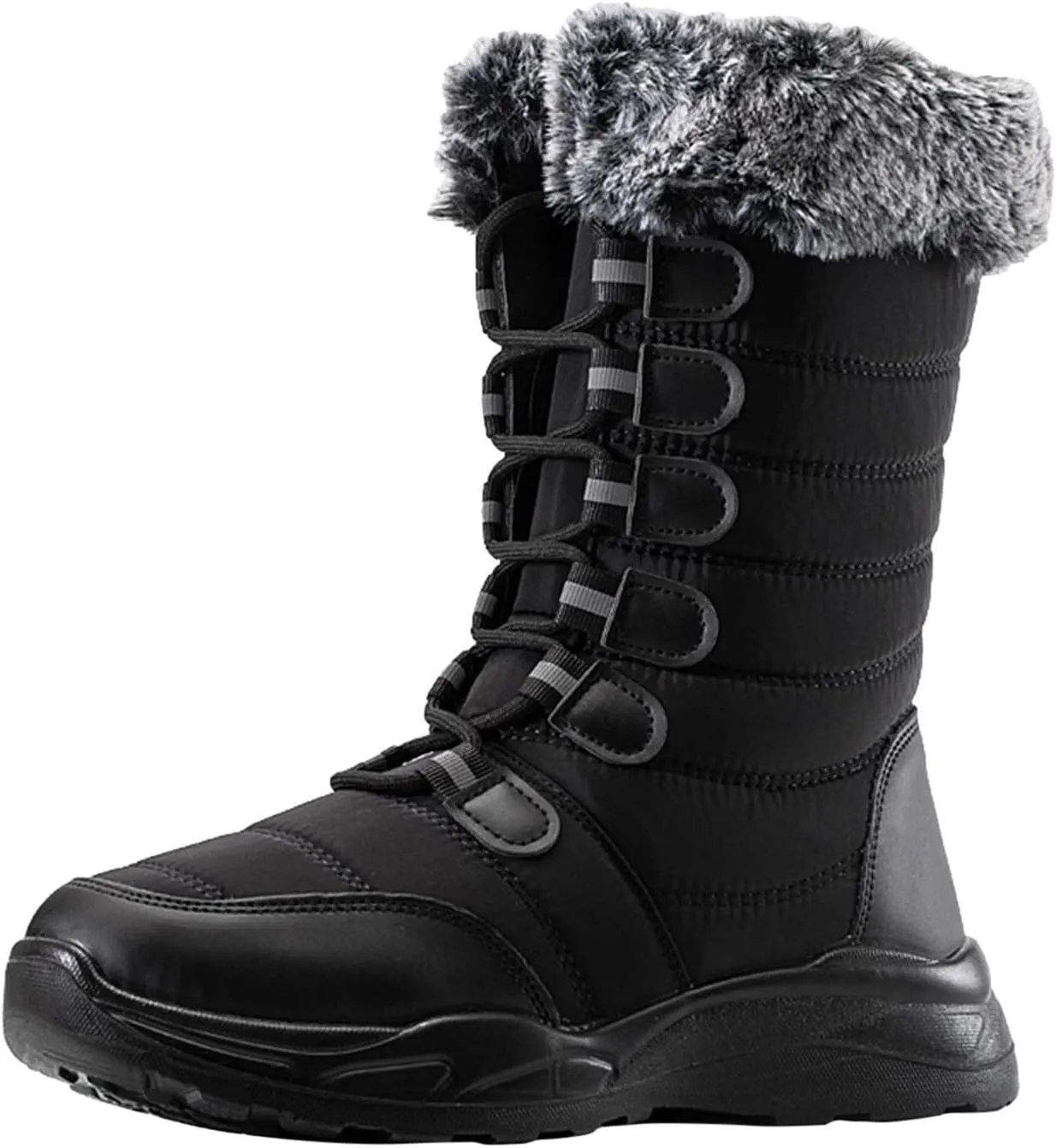 Women's Snow Boots Waterproof Snow Boots Cold Weather Ankle Booties Waterproof Trekking Trail Climbing Shoes Womens Winter Shoes