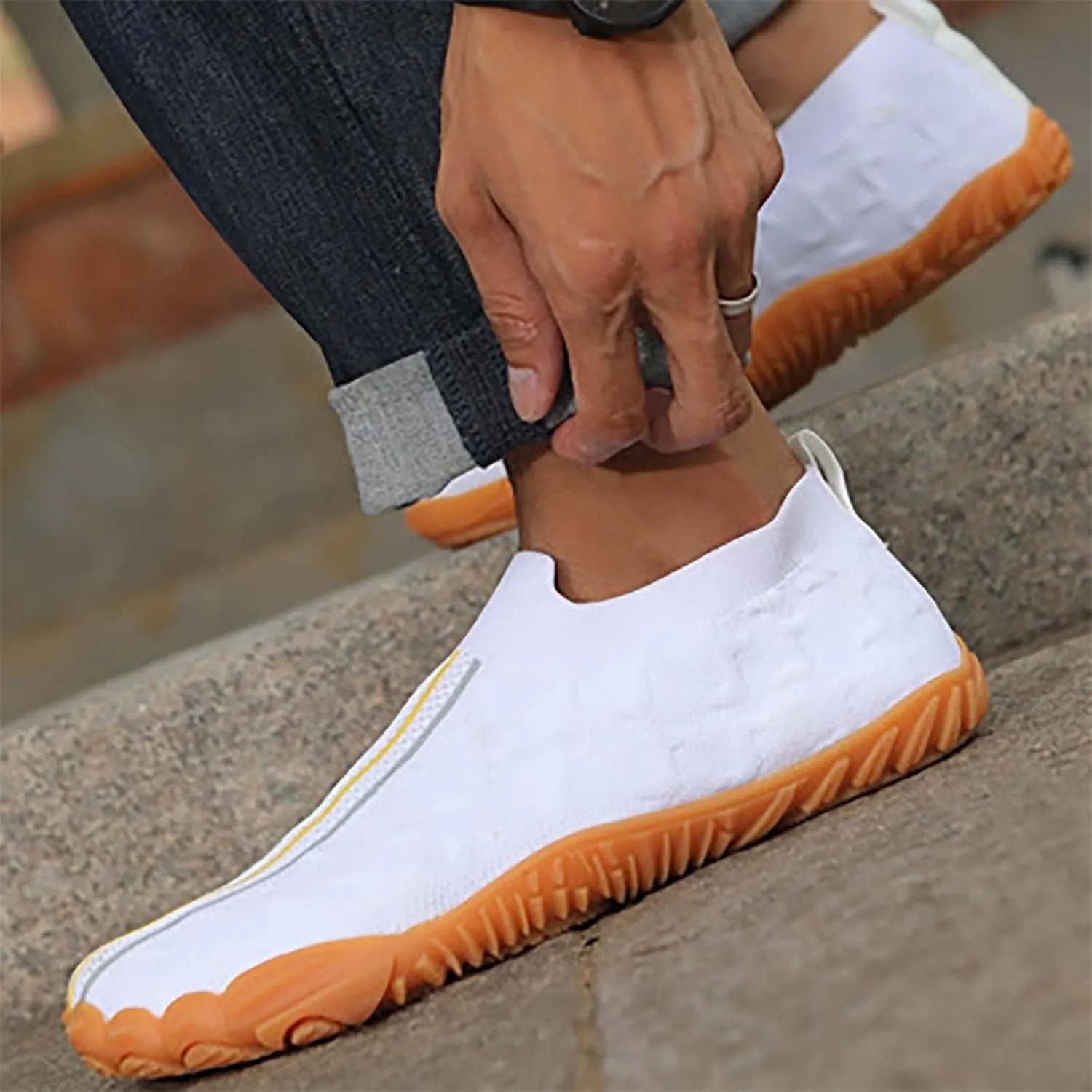 Women's Soft Orthopedic Shoes Breathable Woven Go Walking Slip On Foam Shoes Arch Support Hands Slip Women Shoes Size 12