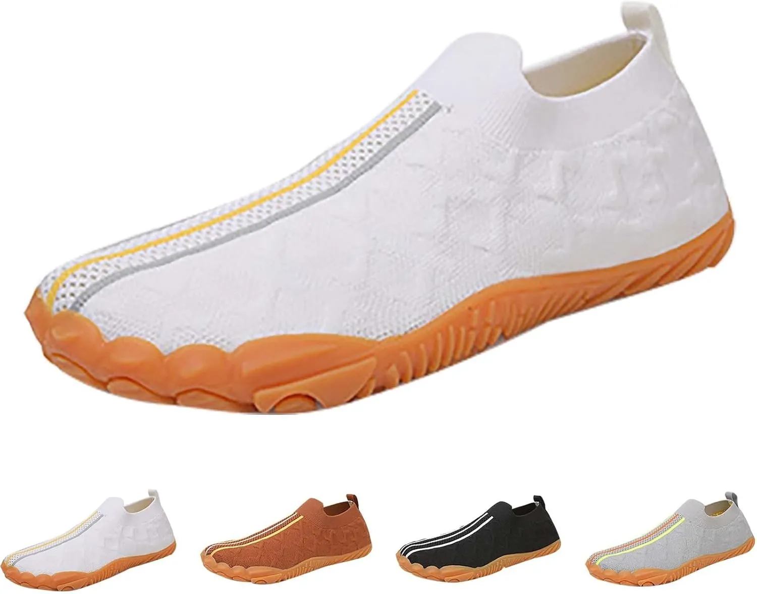 Women's Soft Orthopedic Shoes Breathable Woven Go Walking Slip On Foam Shoes Arch Support Hands Slip Women Shoes Size 12