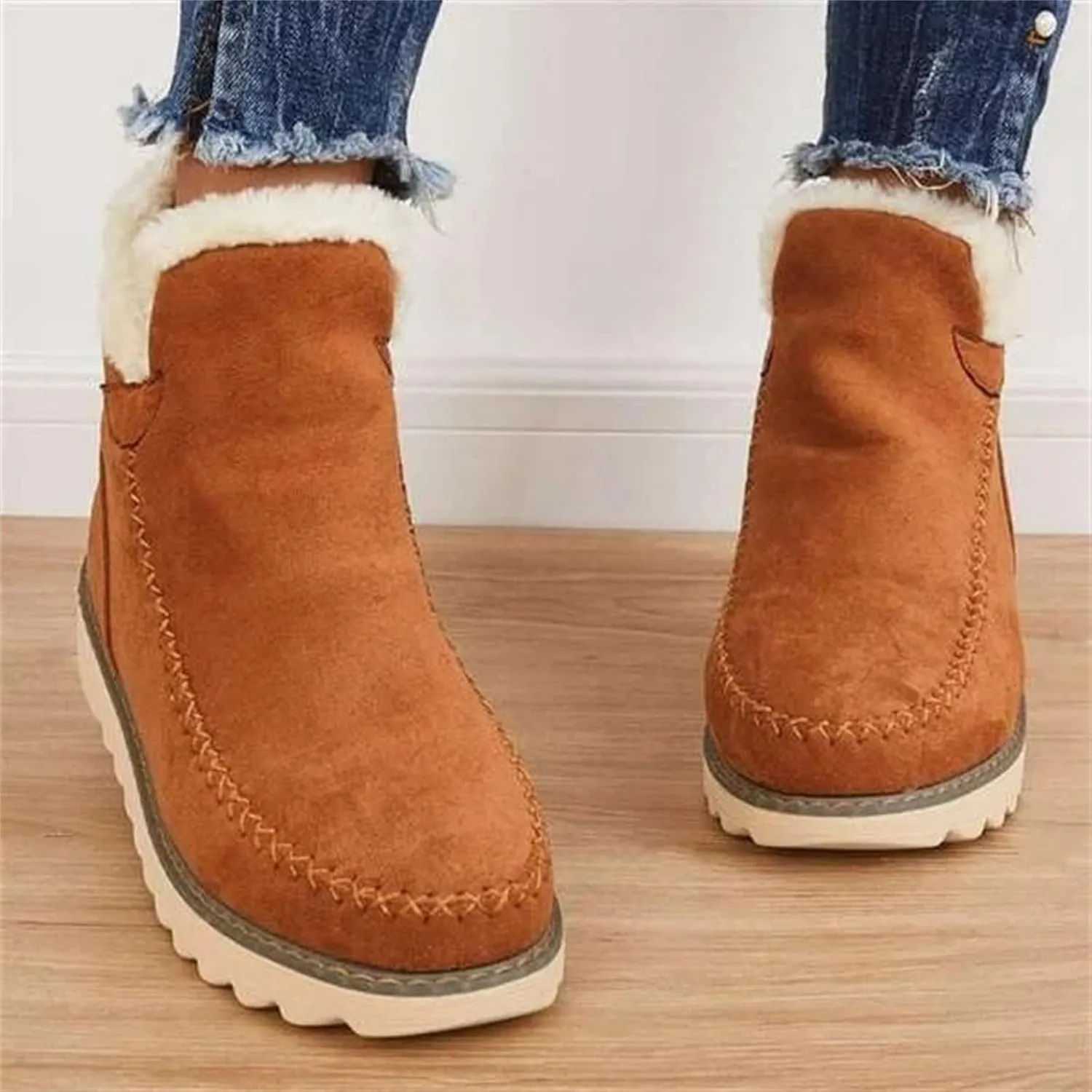 Womens Winter House Shoes with Arch Support Cute Boots for Girls Black Fluffy Boots Fuzzy Boots Womens Womens Snow Boots Size 10 White Early Prime of Day Deals