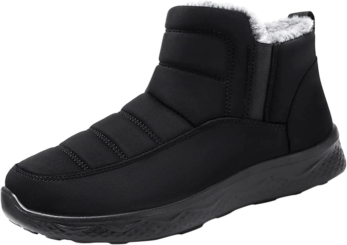 Women's Winter Snow Boots Water-proof Lightweight Warm Fashion Ankle Boot for Women Ladies Slip On Platform Boots Fleece Lined High Top Sneakers Non-Slip Outdoor Shoes for Walking Hiking