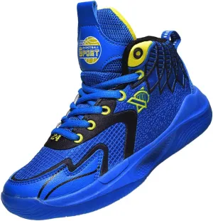 Youth Basketball Shoes, Student Sports Shoes, Breathable, Anti Slip, Shock-Absorbing, Unisex