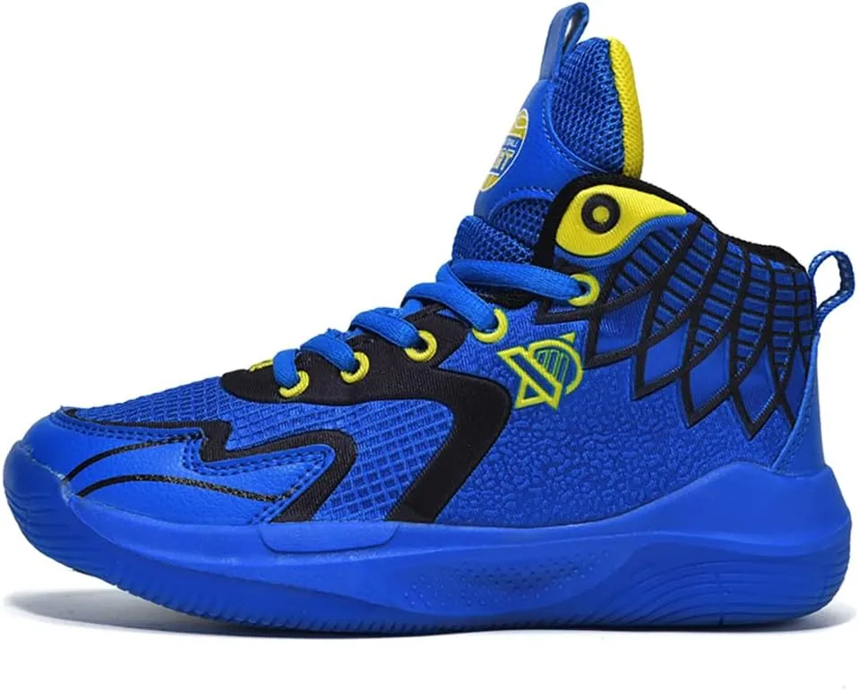Youth Basketball Shoes, Student Sports Shoes, Breathable, Anti Slip, Shock-Absorbing, Unisex